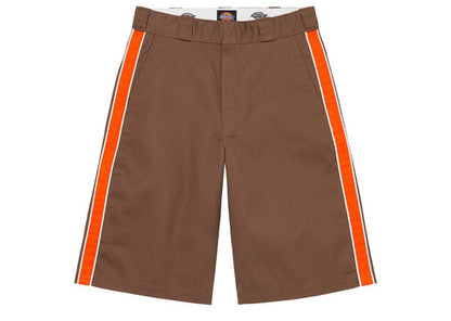 Supreme Dickies Stripe 13” Loose Fit Work Short Brown