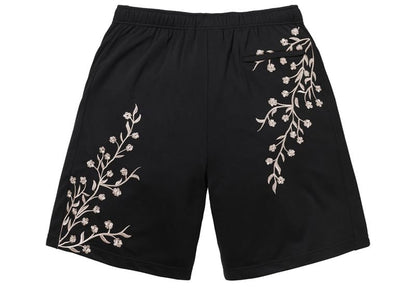 Supreme Floral Soccer Short Black
