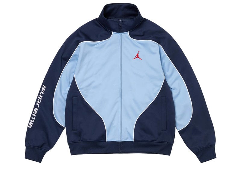 Supreme Jordan Tricot Track Jacket Light Blue