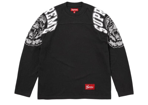 Supreme Mascot L/S Football Top Black
