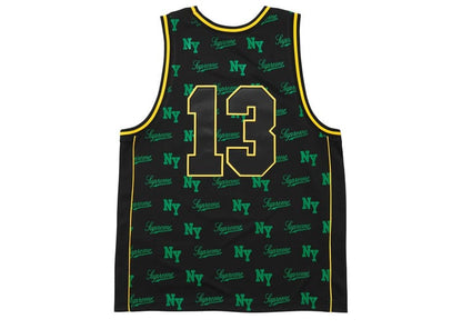 Supreme Mitchell & Ness Monogram Basketball Jersey Black