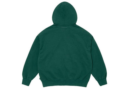 Supreme MM6 Maison Margiela Zip Up Hooded Sweatshirt Dark Green