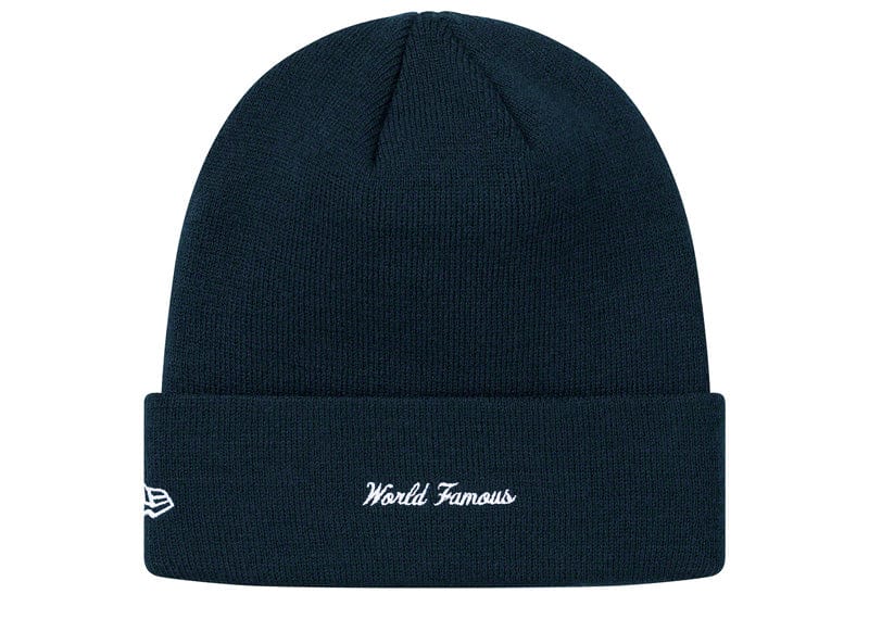 Supreme New Era Box Logo Beanie (FW19) Navy