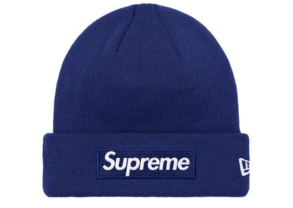 Supreme New Era Box Logo Beanie (FW21) Washed Navy