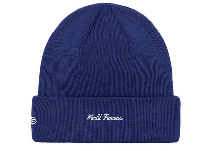 Supreme New Era Box Logo Beanie (FW21) Washed Navy