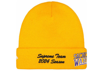 Supreme New Era Salvation Beanie Gold