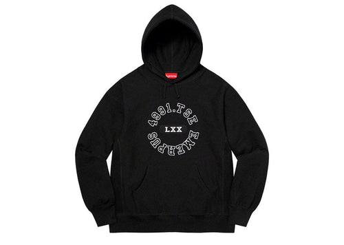 Supreme Reverse Hooded Sweatshirt Black