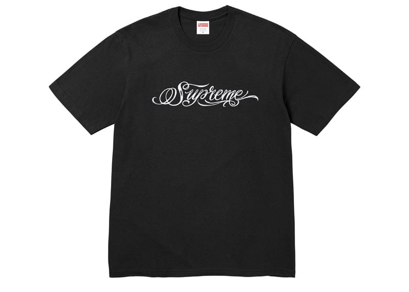 Supreme Script Tee Black