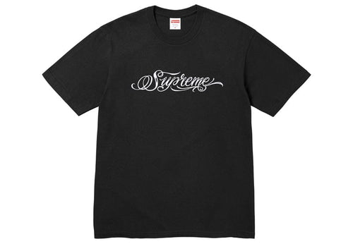 Supreme Script Tee Black