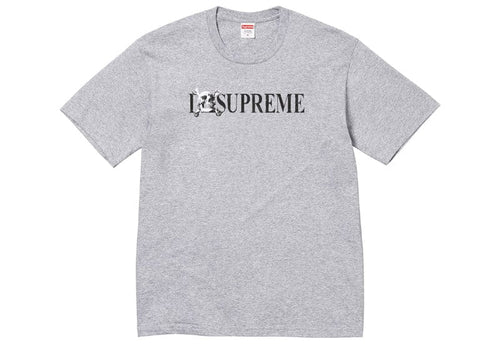 Supreme Skull Tee Heather Grey