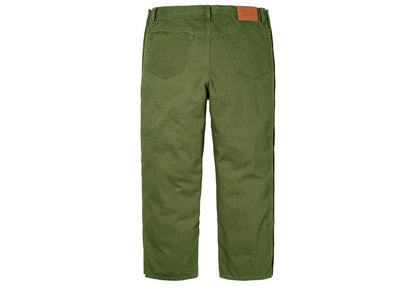 Supreme Snap-Off Baggy Jean Olive