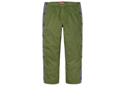 Supreme Snap-Off Baggy Jean Olive
