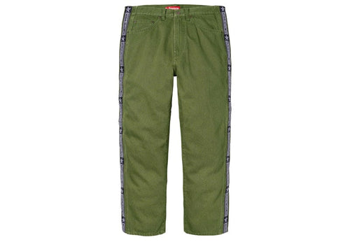 Supreme Snap-Off Baggy Jean Olive