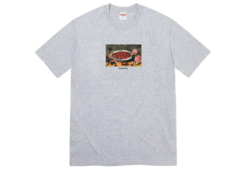 Supreme Strawberries Tee Heather Grey