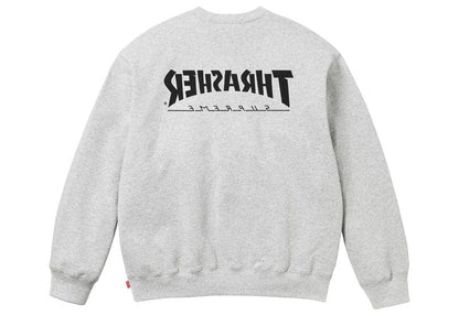 Supreme Thrasher Crewneck Heather Grey