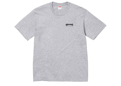 Supreme Thrasher Cross Tee Heather Grey