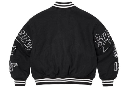 Supreme Veritas Varsity Jacket Black