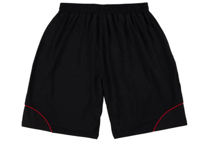 Syna Perforated Performance Shorts Black/Red