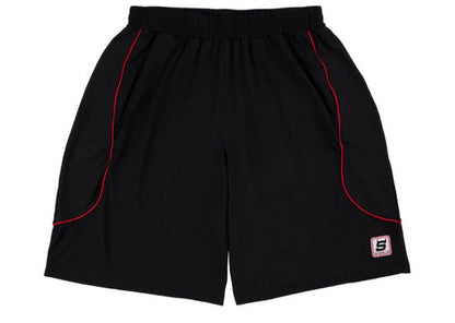 Syna Perforated Performance Shorts Black/Red