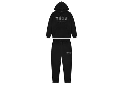 Trapstar Decoded Camo Hooded Tracksuit Blackout Edition