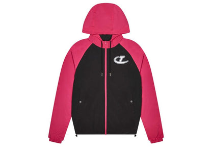Trapstar Hyperdrive Windbreaker - Black/Hot Pink