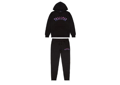 Trapstar Liquid Ice Arch Hooded Tracksuit Black