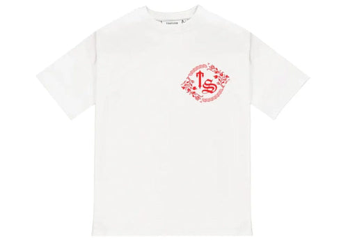 Trapstar Varsity Tee - White/Red