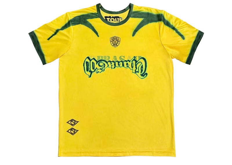Travis Scott Brazil Soccer Jersey Yellow