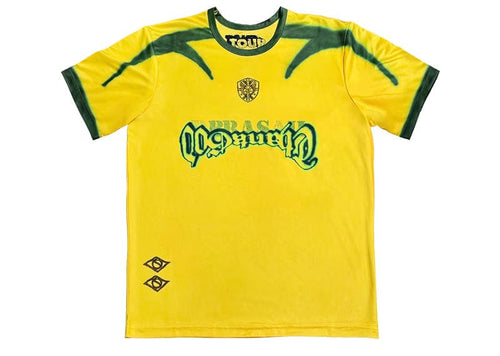 Travis Scott Brazil Soccer Jersey Yellow