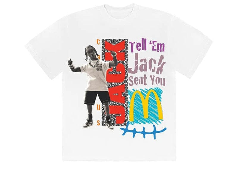 Travis Scott x McDonald's Jack Smile T-shirt White