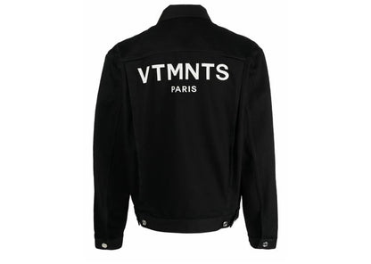 Vetements Denim Jacket Black
