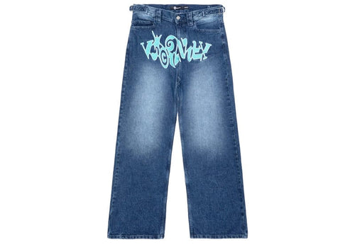 Vicinity Havoc Denim Dark Blue Turquoise