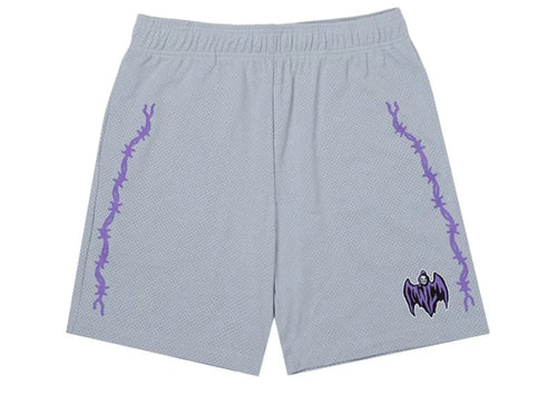 Warren Lotas Bat Reaper Mesh Shorts Grey