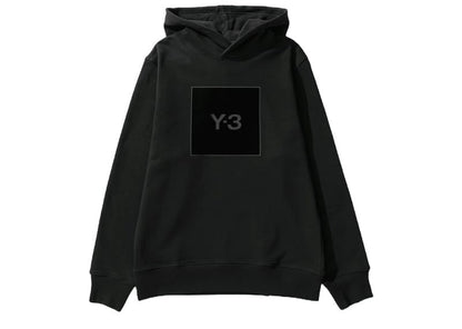 Y-3 Square Logo Hoodie Black