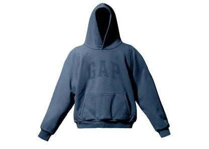 Yeezy Gap Dove Shrunken Hoodie Dark Blue