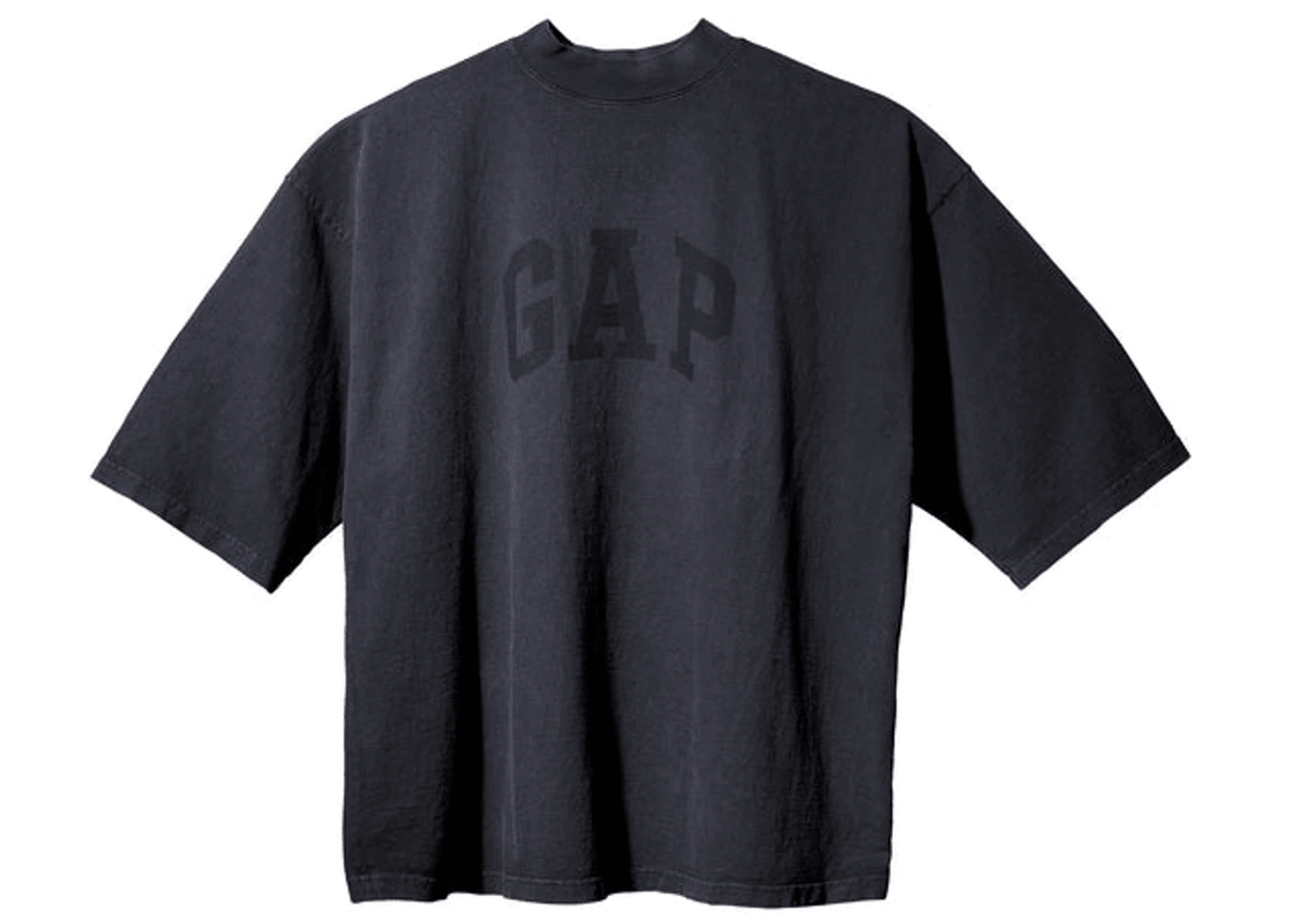 Yeezy Gap Engineered by Balenciaga Dove 3/4 Sleeve Tee Dark Black