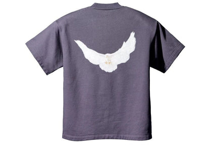 Yeezy Gap Engineered By Balenciaga Dove Padded Heavy Fleece Removable Shoulder Pads Tee Black